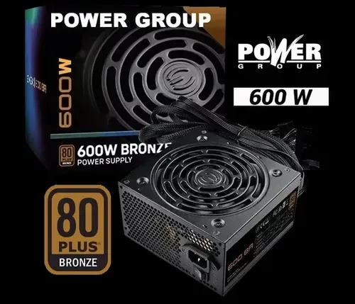 Fuente de Poder Power Group 600W 80 PLUS BRONZE
