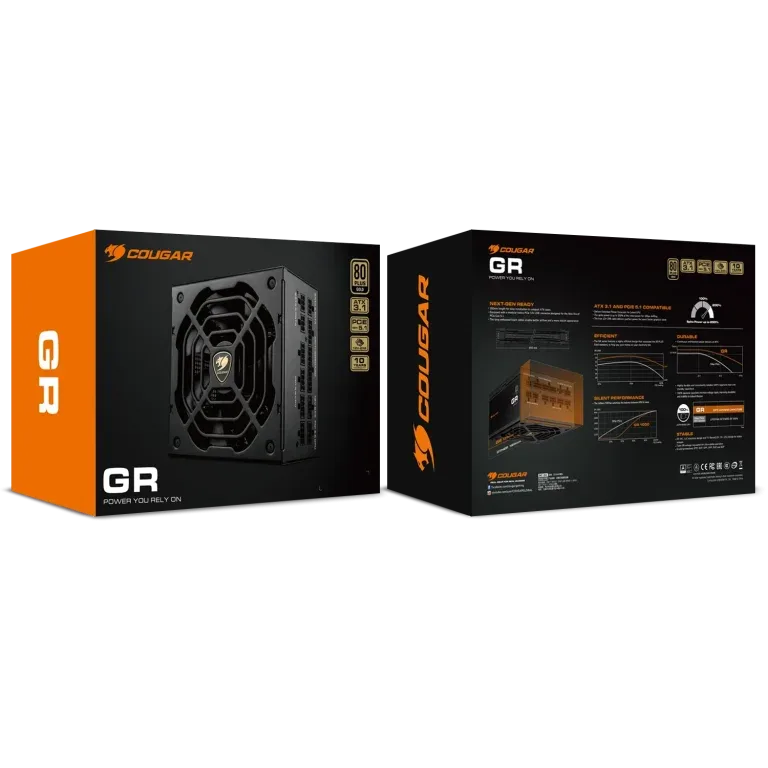 Fuente de Poder GR1000W 80 Plus Gold Full Modular 