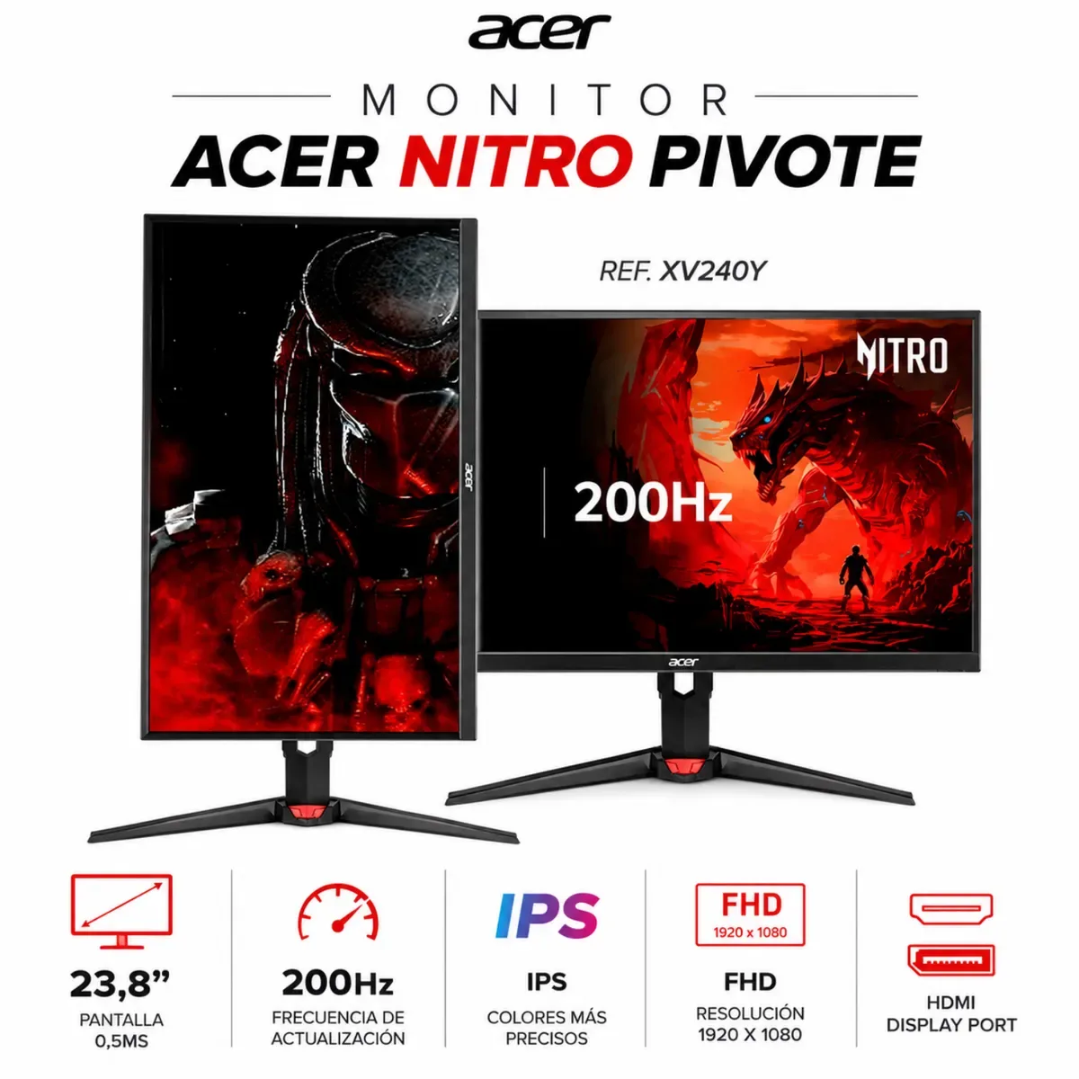 Acer Nitro 23.8" XV240Y